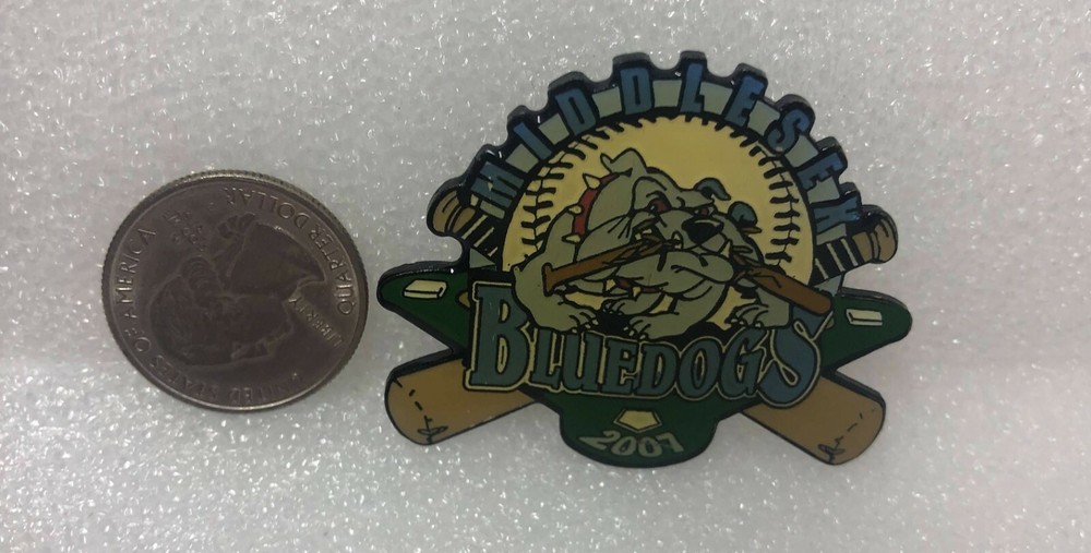 2001 Middlesex Bluedogs Baseball Pin