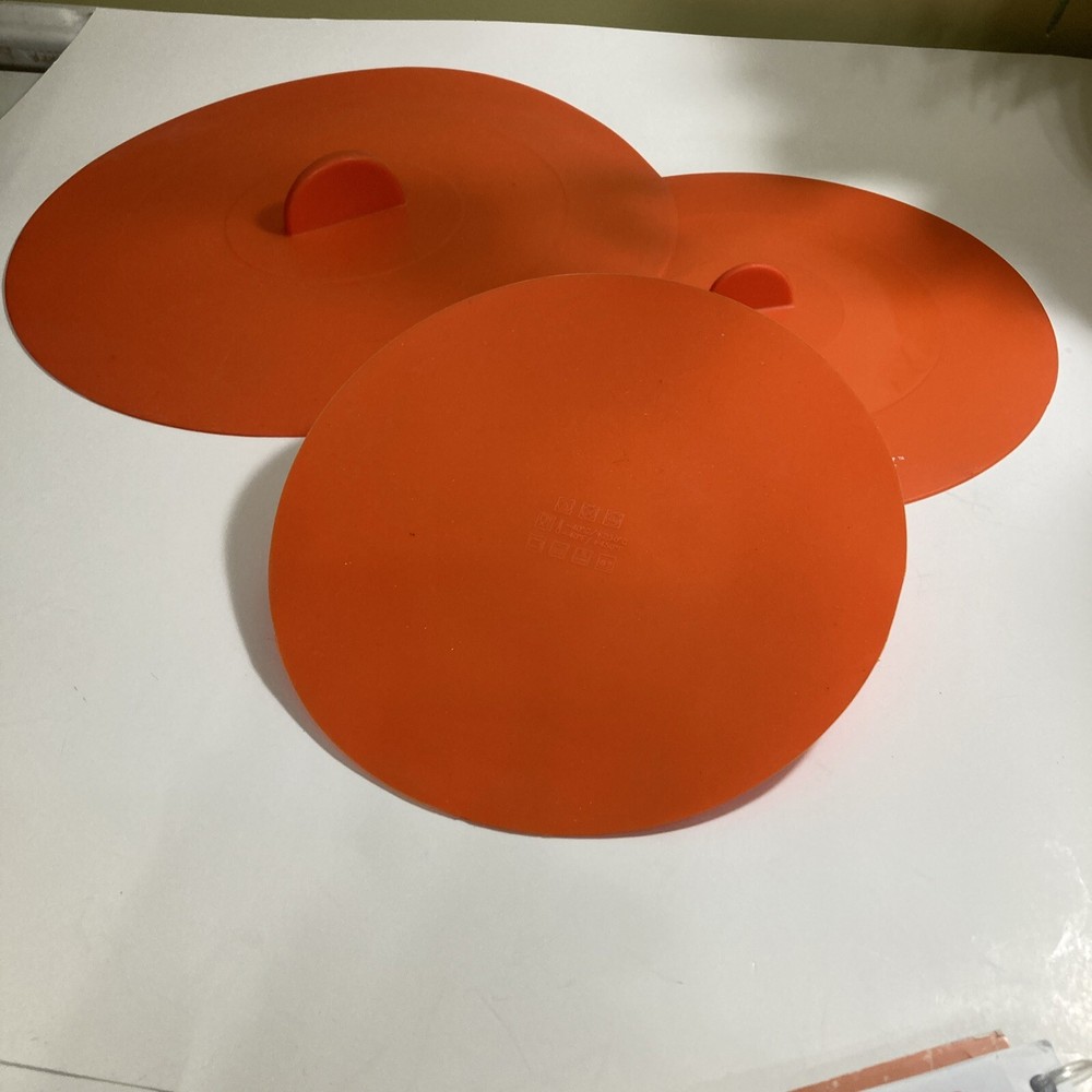 Rachael Ray orange tops silicone suction lids