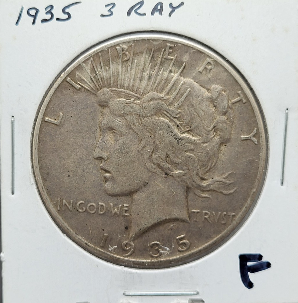 1935 U.S. Peace Dollar 90% Silver