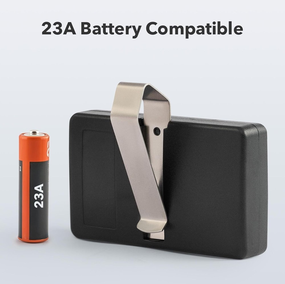 Gate Opener Remote Control, 433.92 MHz Gate Clicker with 100' Range Visor Cli...