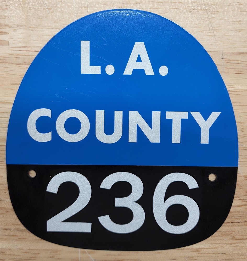 LA COUNTY 236 FIRE HELMET SHIELD