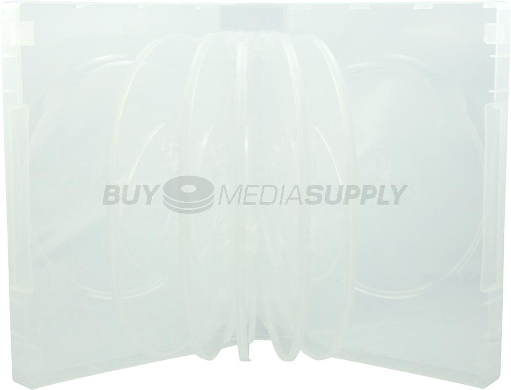 39mm Clear 12 Discs DVD Case Lot