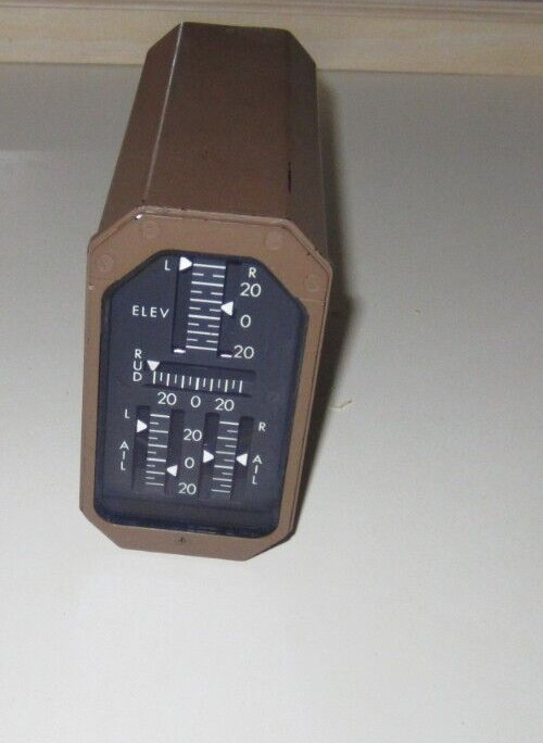 UNKNOWN JET AIRCRAFT CONTROL GULL AIRBORNE INDICATOR CONTROL SURFACE POSITION