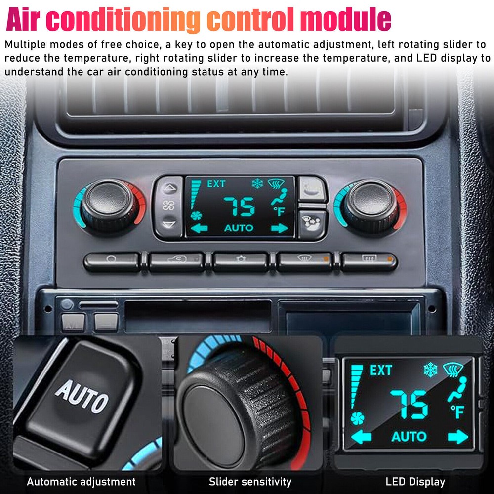 AC Heater Climate Control Module 599-211XD For Chevy GMC Improved Design