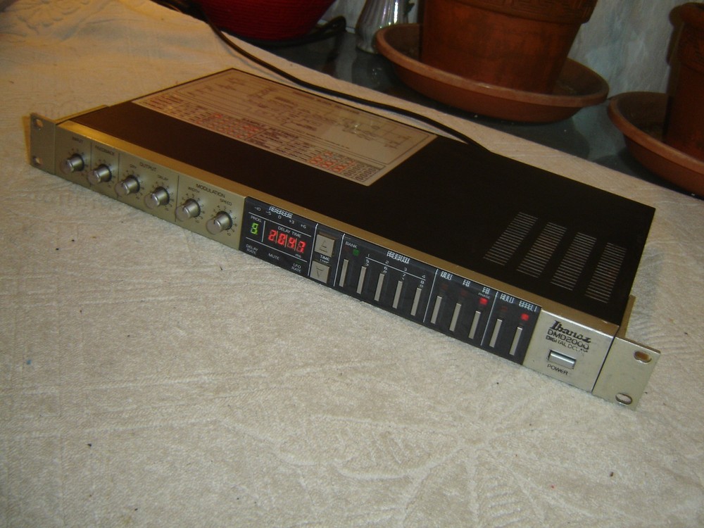 Ibanez DMD2000, Digital Delay, Vintage Rack