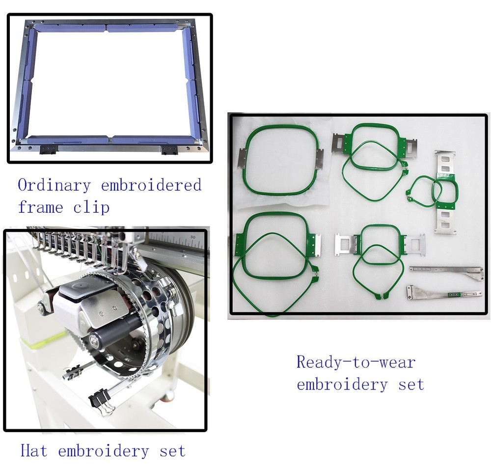 Automatic Computerized Embroidery Machine Single head 12 needles 110V-220V 300W