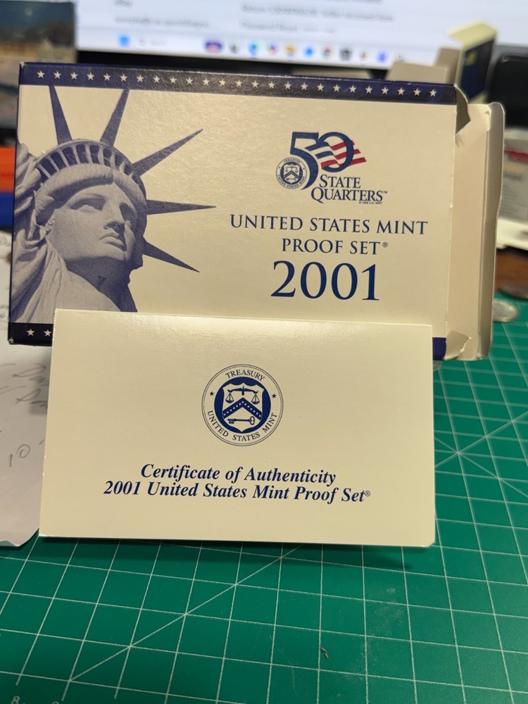 2001-S VERMONT STATE QUARTER DCAM PROOF