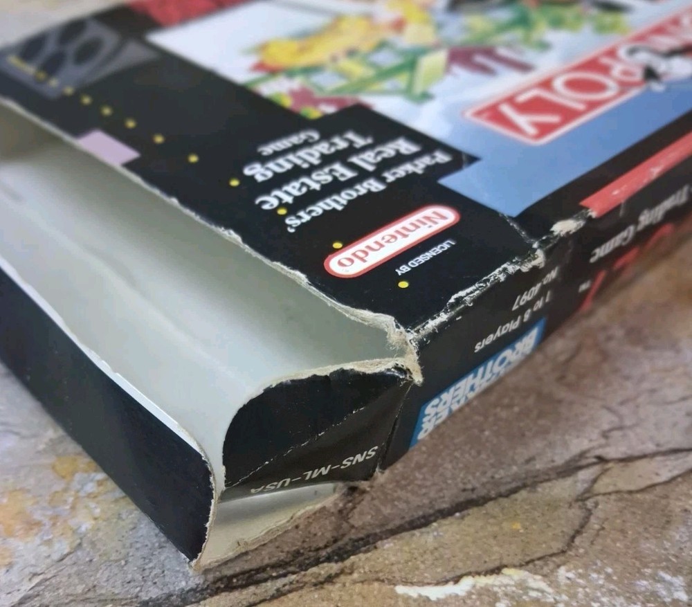 Monopoly Box - Super Nintendo SNES **SEE DESC**