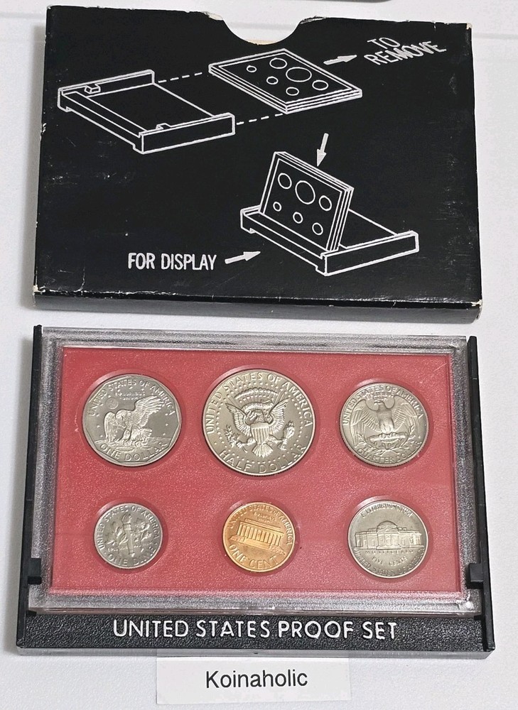 1980 S Proof Set Government Packaging Box Pulled From Storage Ready To Ship 🚢
