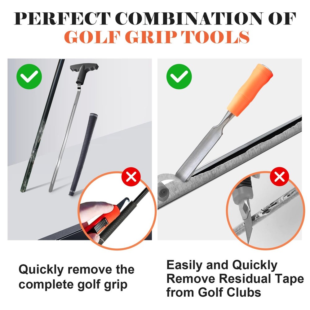 Golf Grip Tape Stripper Remover Tool & Removal - Grip...