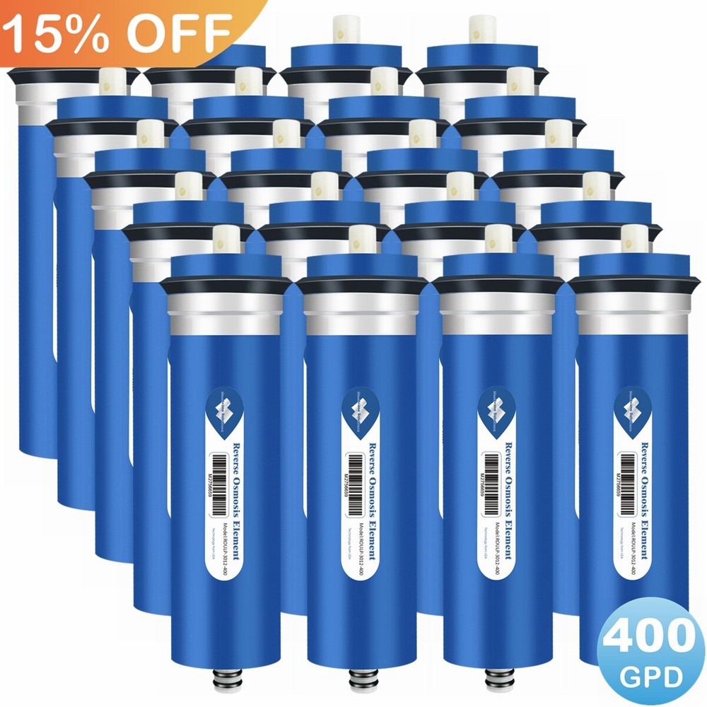 20 Pack 400 GPD RO Membrane Maple Syrup Reverse Osmosis System Water Filter NSF