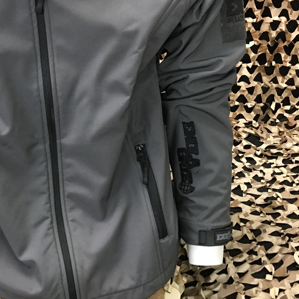 NEW Enola Gaye TechOne Windbreaker Jacket - Grey - Small