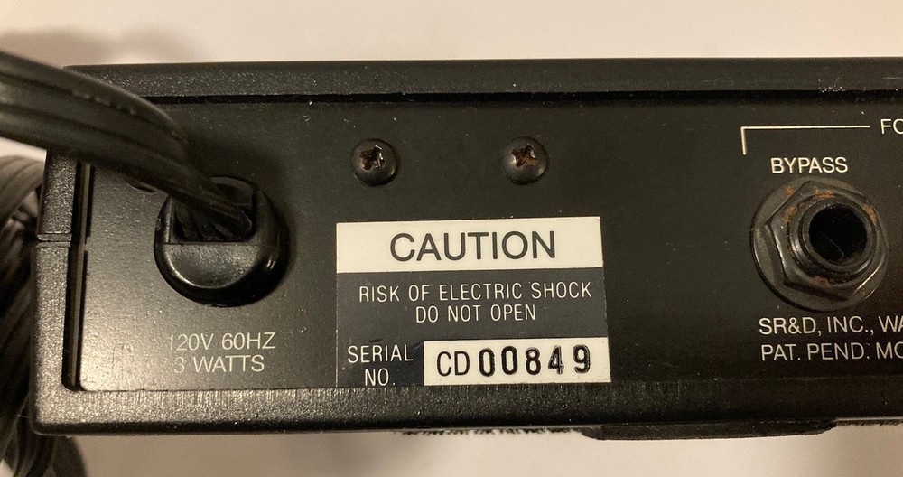 Rockman Stereo Chorus/Delay Micro Rack Guitar Module 1986 Tom Scholz SR&D Tested