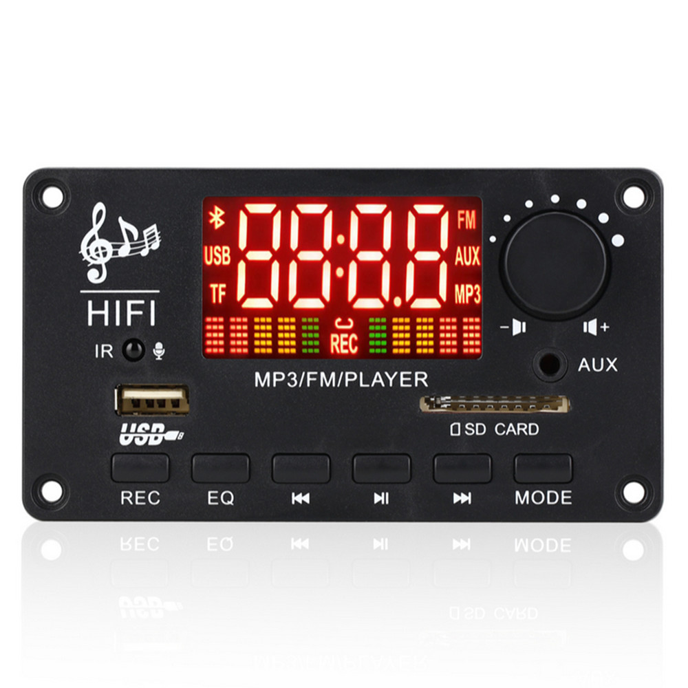 Car Amplifier Bluetooth Speaker Module Audio Radio MP3 Decoder Board FM/USB/AUX