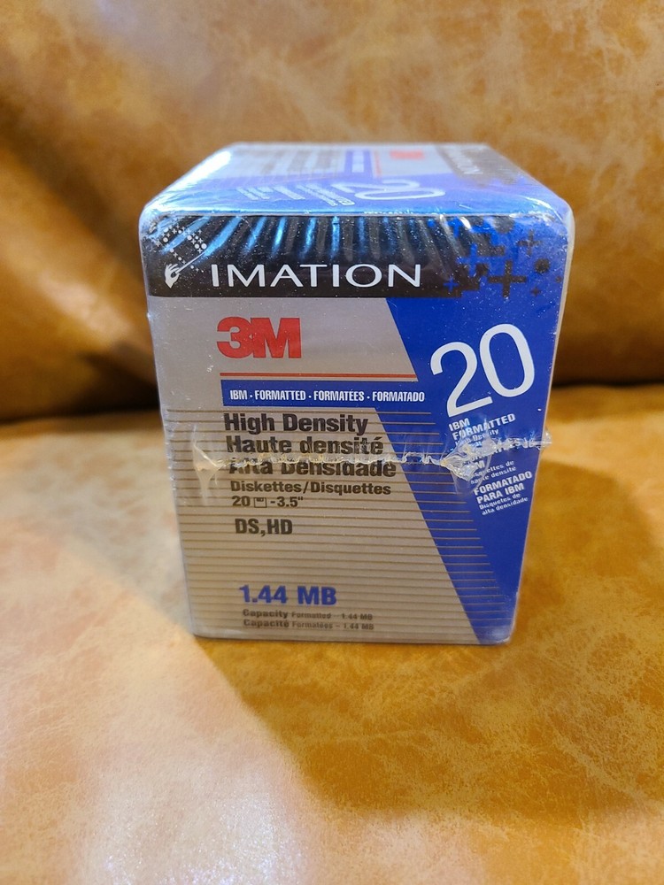 3M Imation IBM Formatted high Density Diskettes NEW 20 Pack