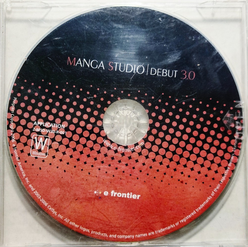 Manga Studio 3.0 Debut (PC, 2006) *COMPLETE IN BIG BOX* Computer Software WIN