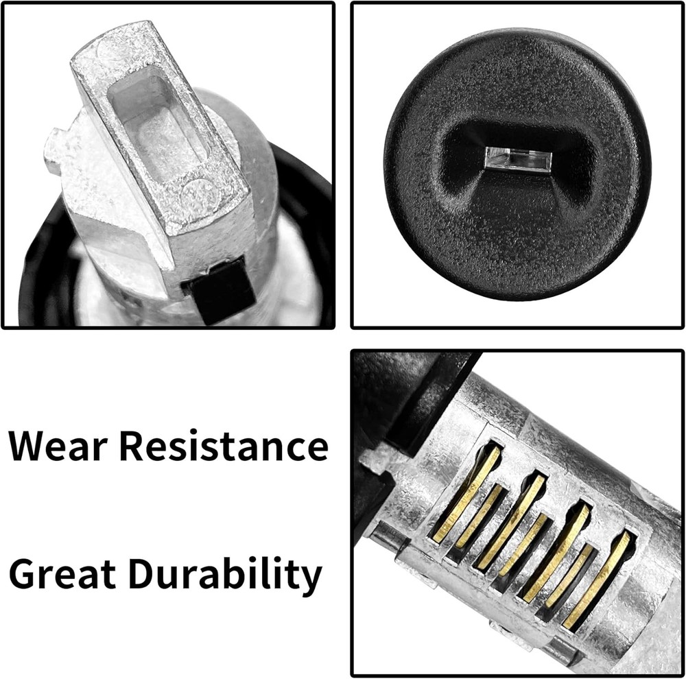 Ignition Switch Lock Cylinder with Keys, Compatible with 2004-2016 Chevy Silvera
