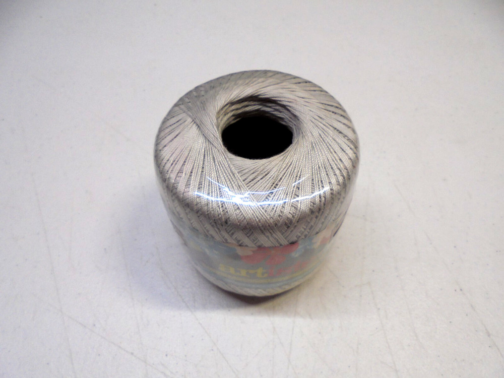 Mercerized Egyptian Cotton Crochet Thread Silver Gray Cloud