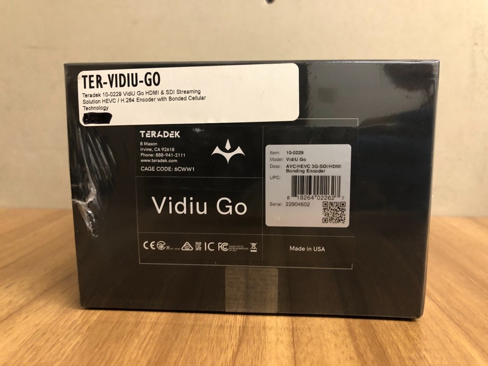 Teradek VidiU Go SDI+HDMI Streaming Encoder