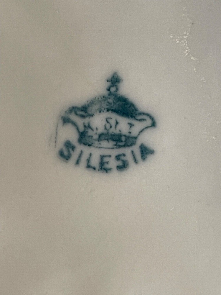 Vintage Silesia Rose Pattern Pitcher 5.5" - Very Nice Condition