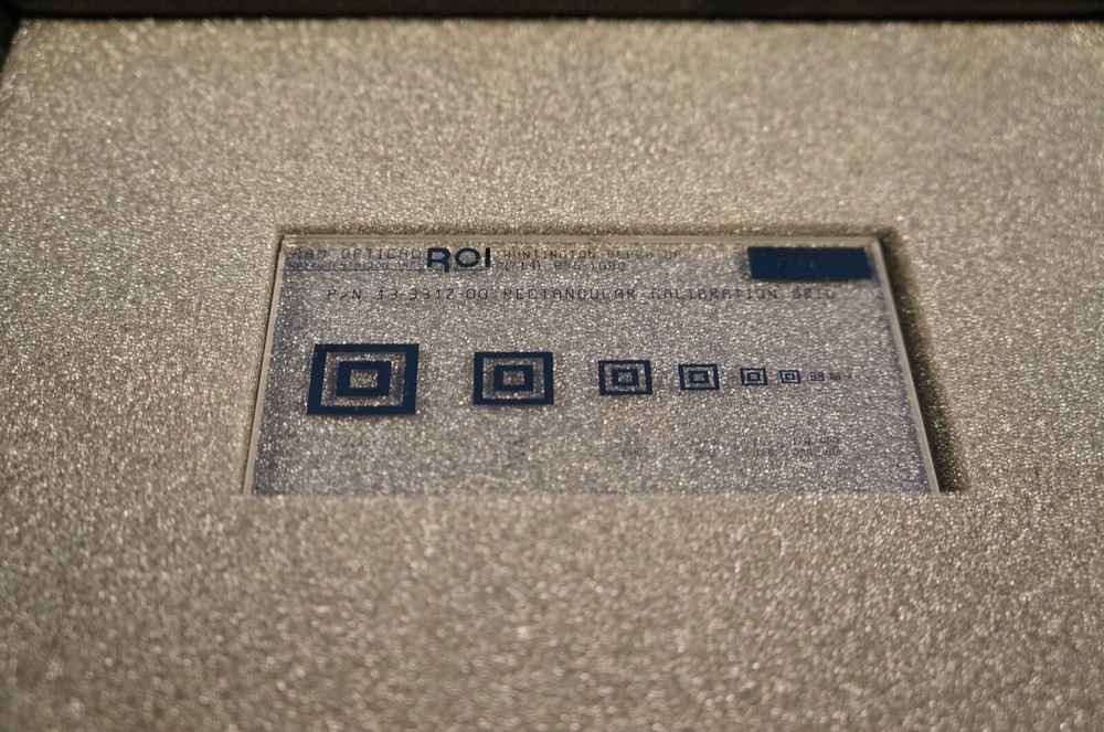 ROI Ram Optical OGP Rectangular Calibration Standard