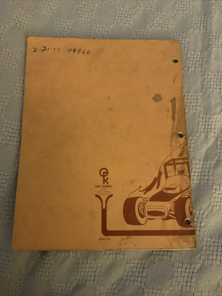 Atari Sprint 2 Service Manual - Kee Games 1976