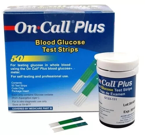 200 ON CALL PLUS DIABETIC TEST STRIPS EXP Sept 2026 FREE Shipping