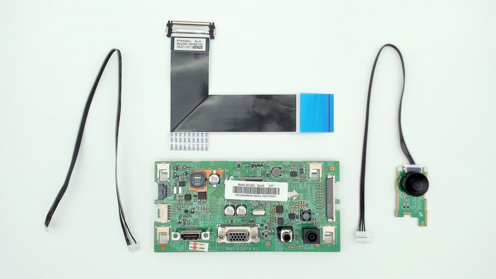 Samsung BN96-49139U Control Board Includes Cables and P-Function Board