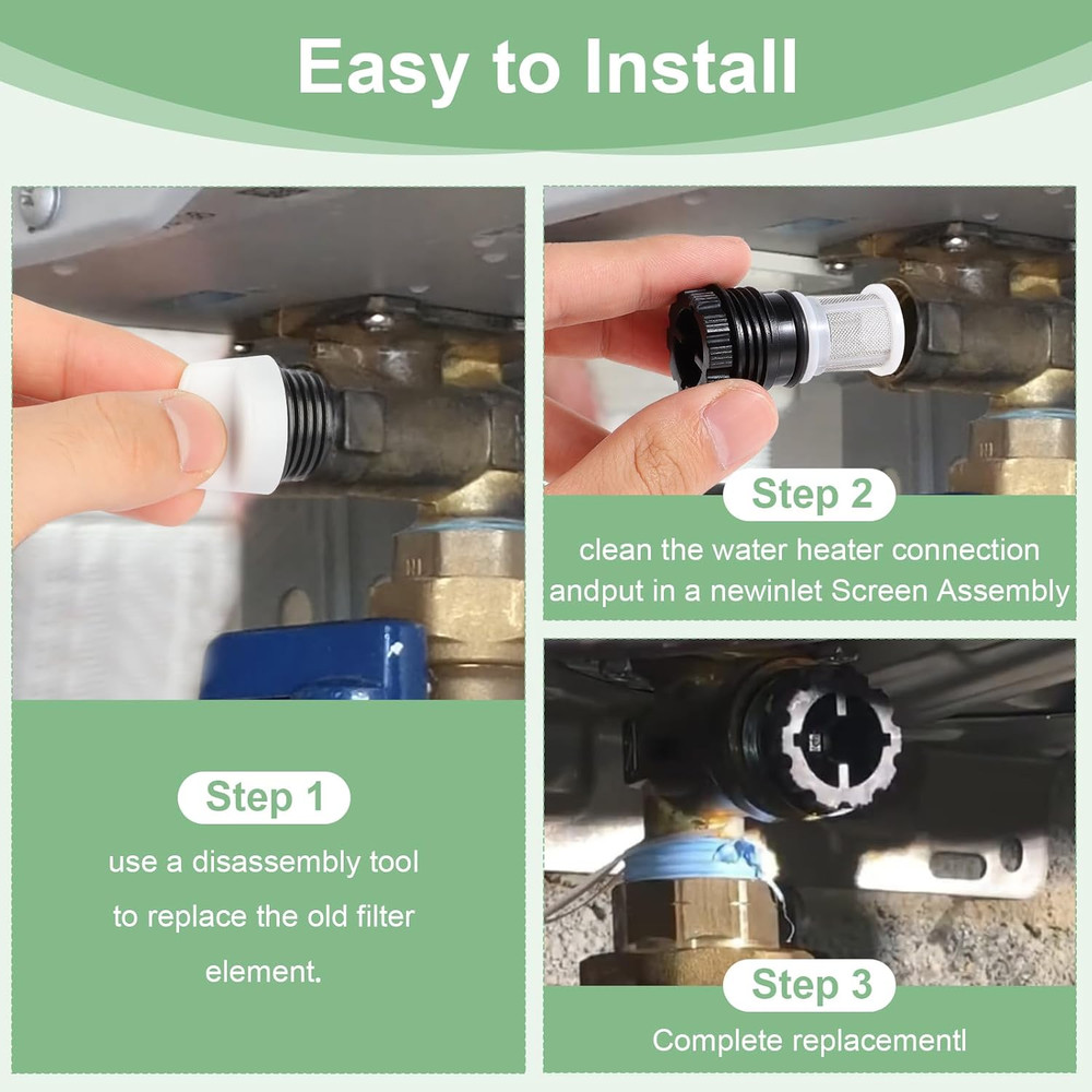 H98-510-S for Tankless Water Heater Filter for Rinnai Tankless Water Heater (4 T