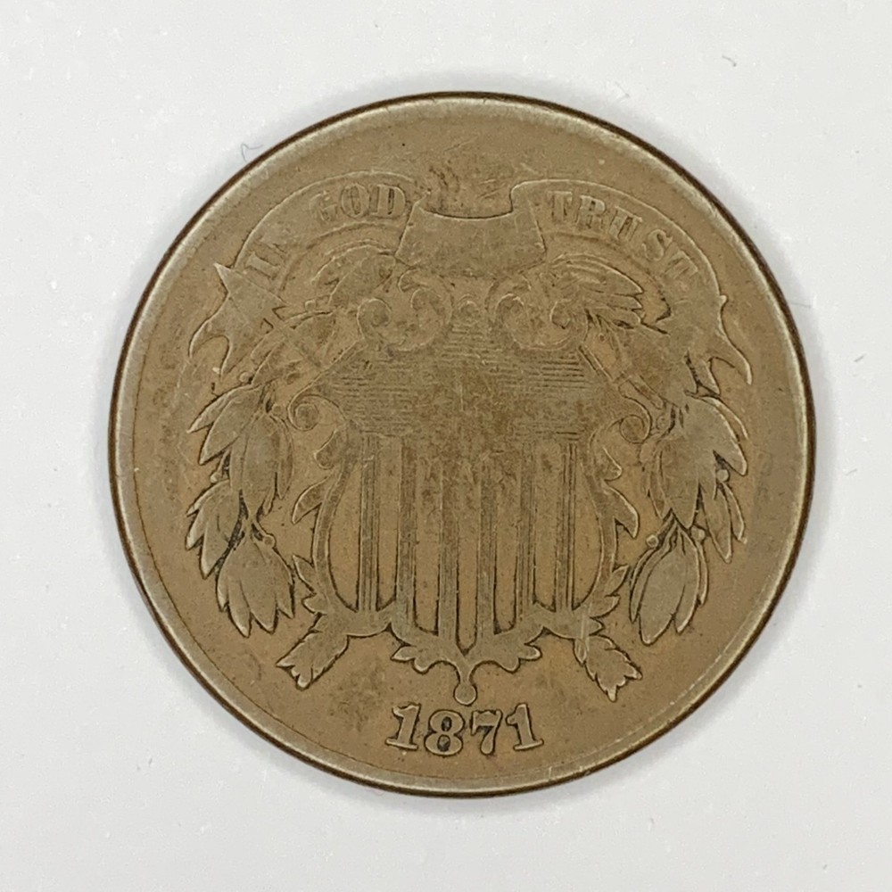 1871 Two Cent Piece