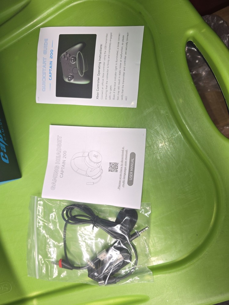 Captain 200 Wireless Gaming Headset Black