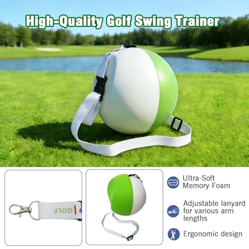 Compression Golf Swing Trainer Ball – Master Forearm Connection & Impact