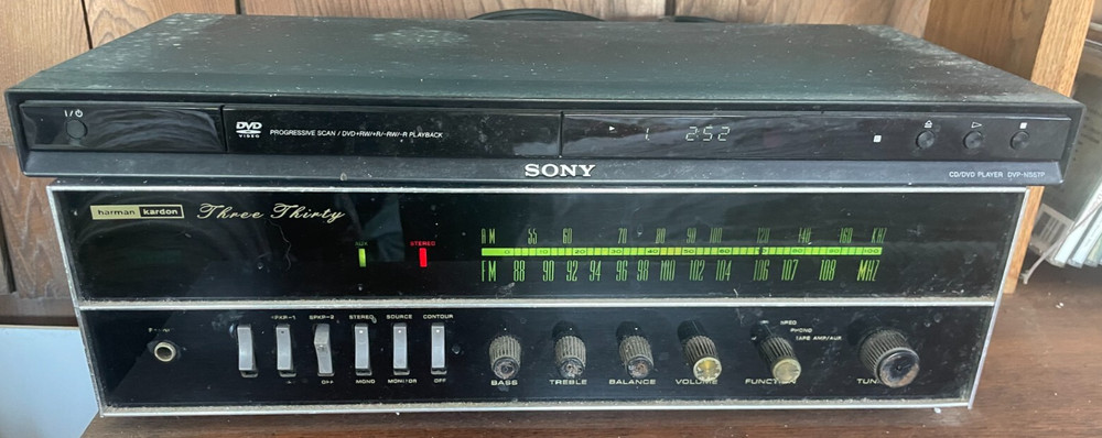 Vintage Harman Kardon Three Thirty Stereo Receiver, 330