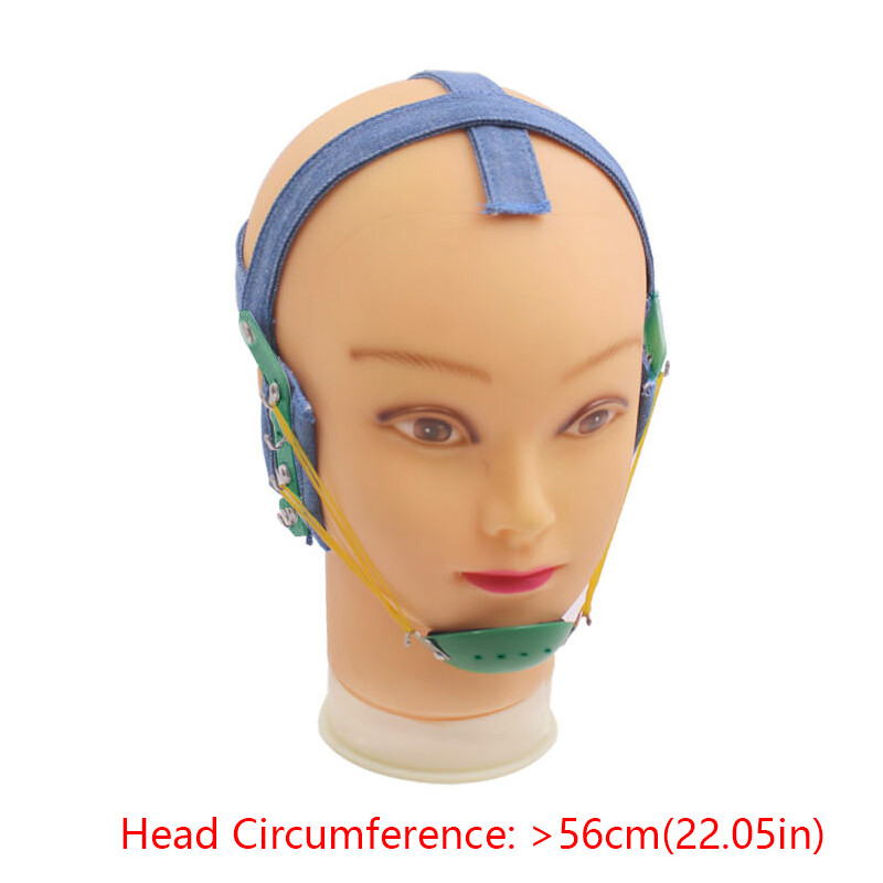 Dent Orthodontic High - Pull Headgear With Rigid Chin Cap High Pull Strap HOT
