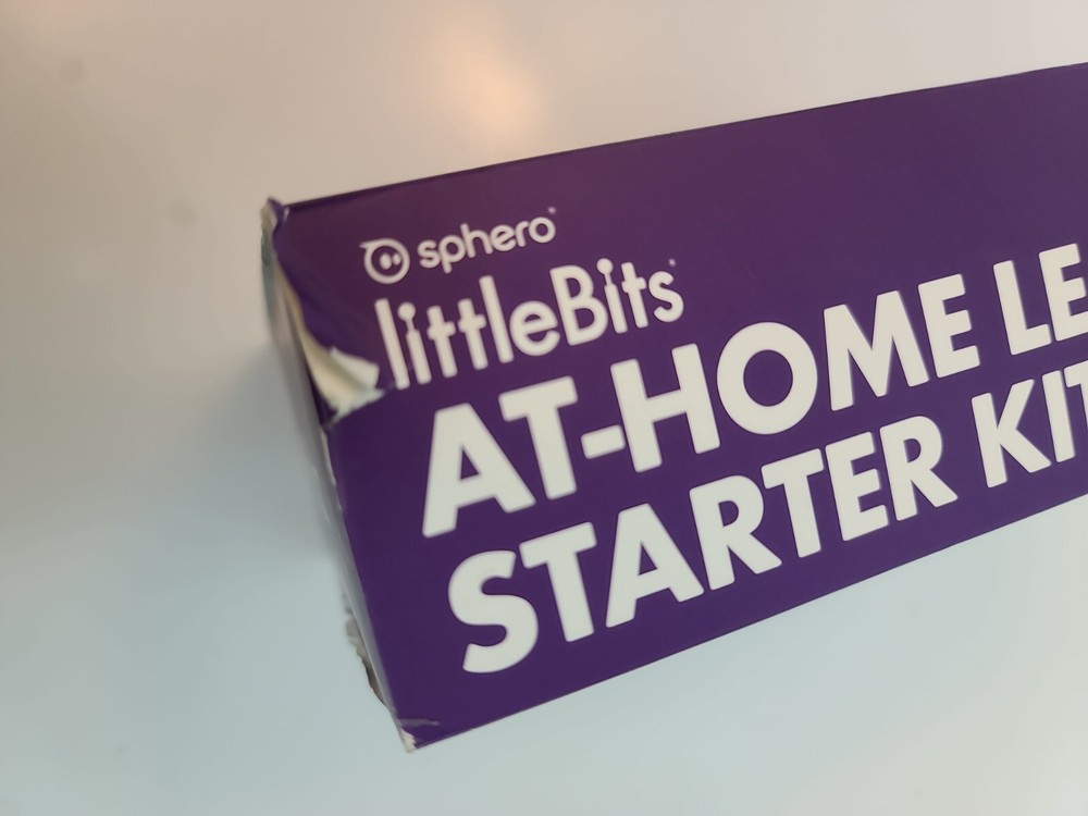 Sphero littleBits at-Home Learning Starter Kit NEW box has shelf damage-kit mint