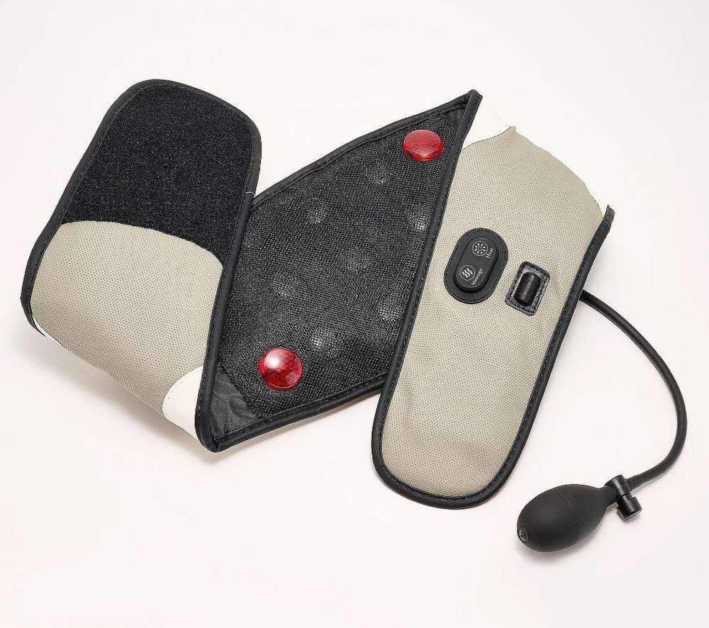 BackOSage Cordless Decompression Back Massage Belt Gray