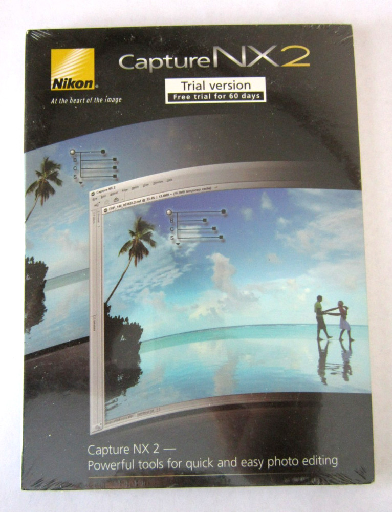 Nikon Capture NX 2 Camara Software CD Trial Version  Windows & Mac Computer