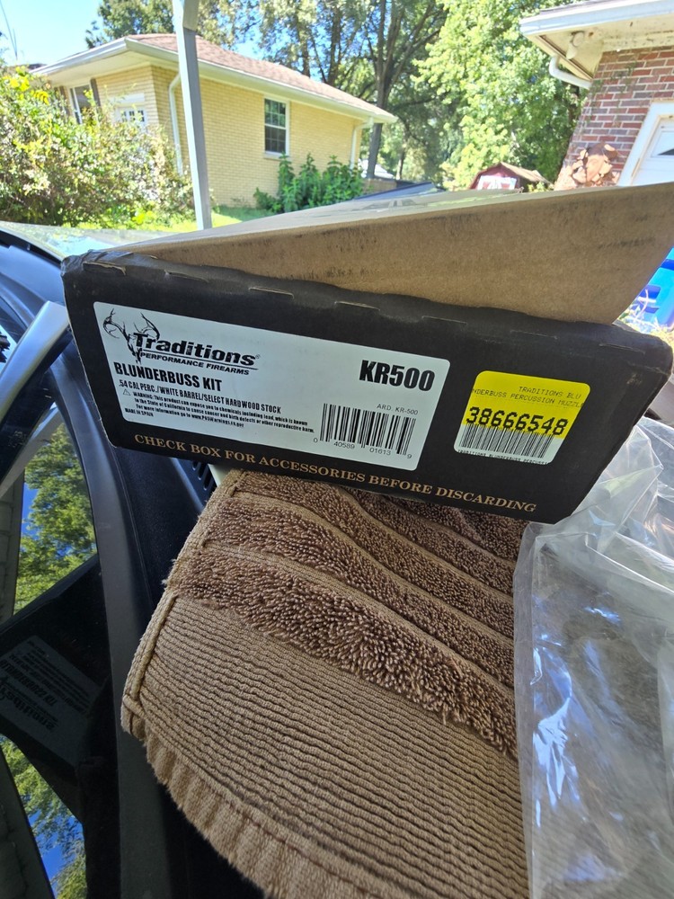 BLUNDERBUSS TRADITIONS 54 CAL BLACK POWDER MUZZLELOADING RIFLE PERCUSSION NOS