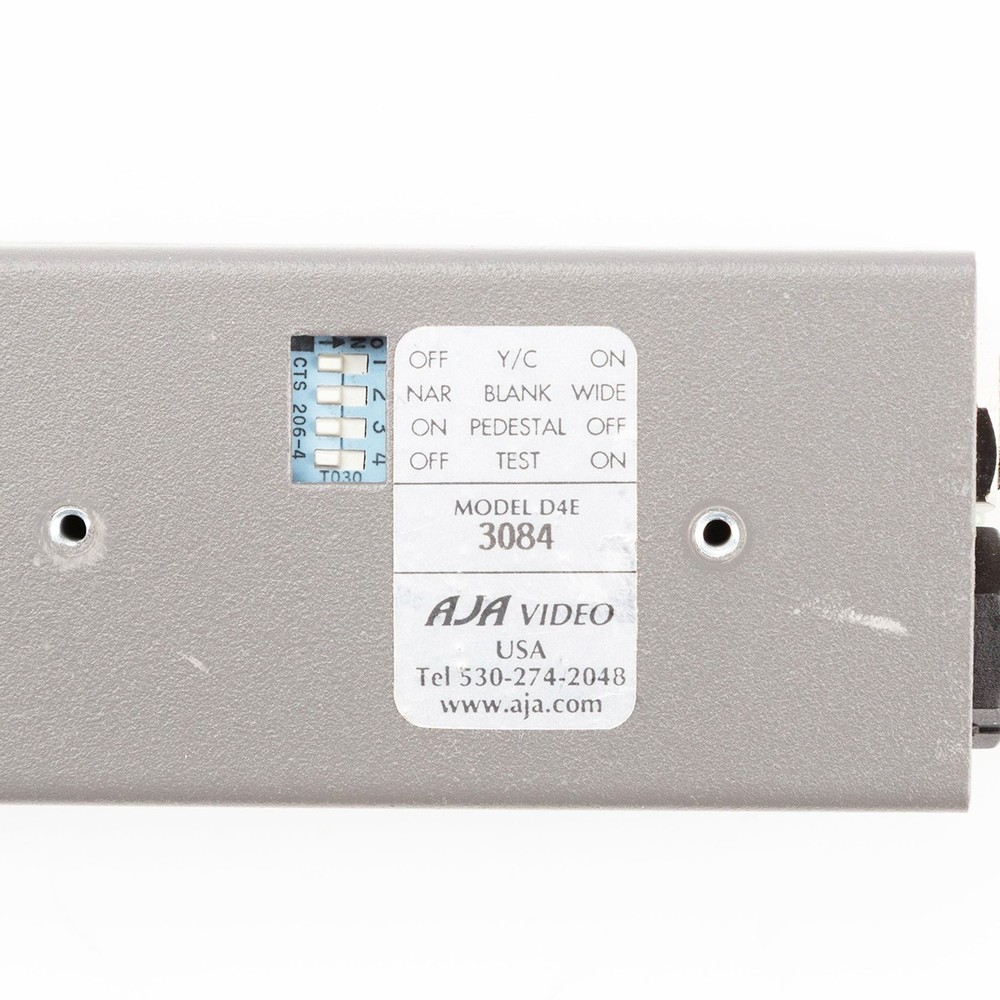 AJA D4E SDI to Composite or S-Video Transcoder - SKU#2029035