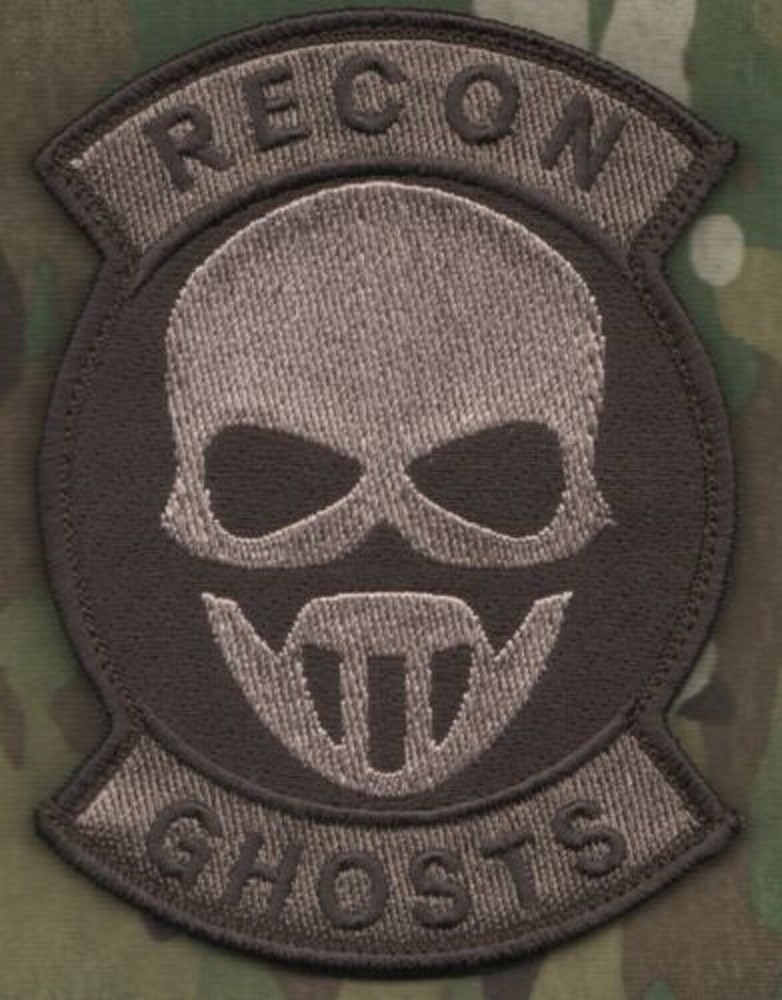 Syria DAESH WACKER JSOC MARSOC RAIDERS FORECON SP OPS burdock PATCH: RECON GHOST