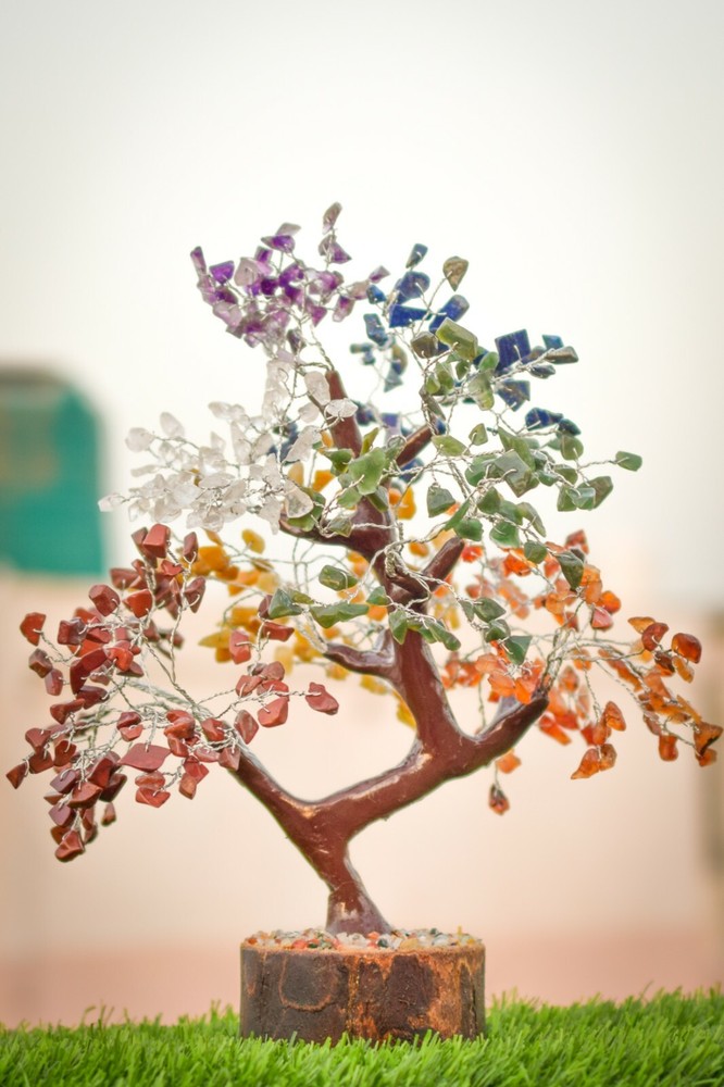 Gemstone 7 chakra 500 Chips Gem Tree