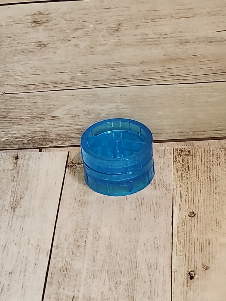 Translucent Blue Plastic Grinder Containers / Small Storage Jar