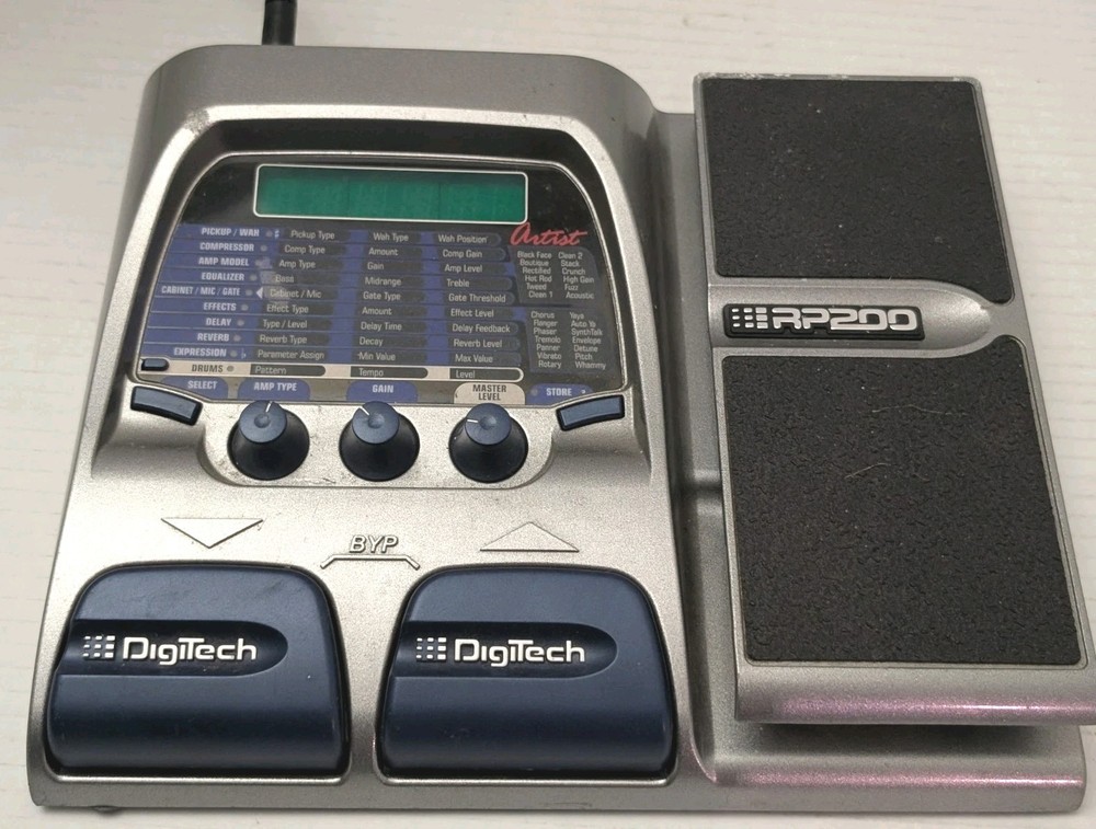 Digitech RP-200 Modeling Multi-Effects Guitar Pedal With Adapter