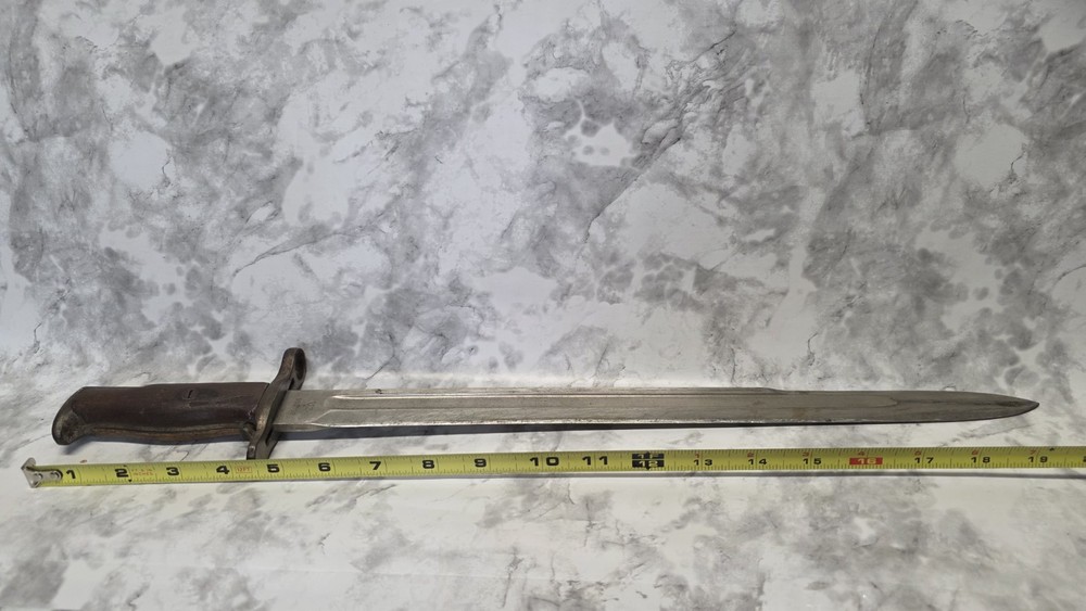 US M1905 Springfield Armory 1909 Dated Bayonet - Nice Original Condition , Sharp