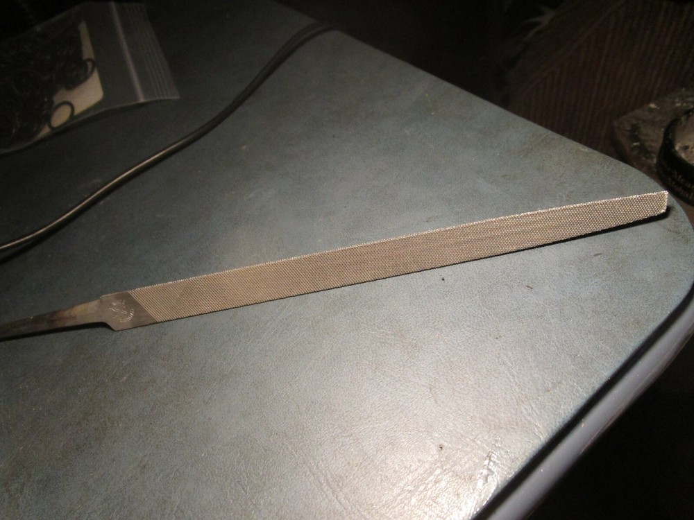 8" 3 Square Bastard Double Cut Machinists American Pattern File
