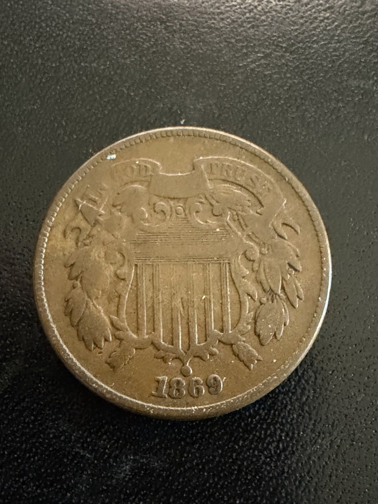 1869 Two 2 Cent Piece G