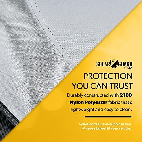 SolarGuard Go Interior Sunshade for Car Windshield - Reflective Car Medium