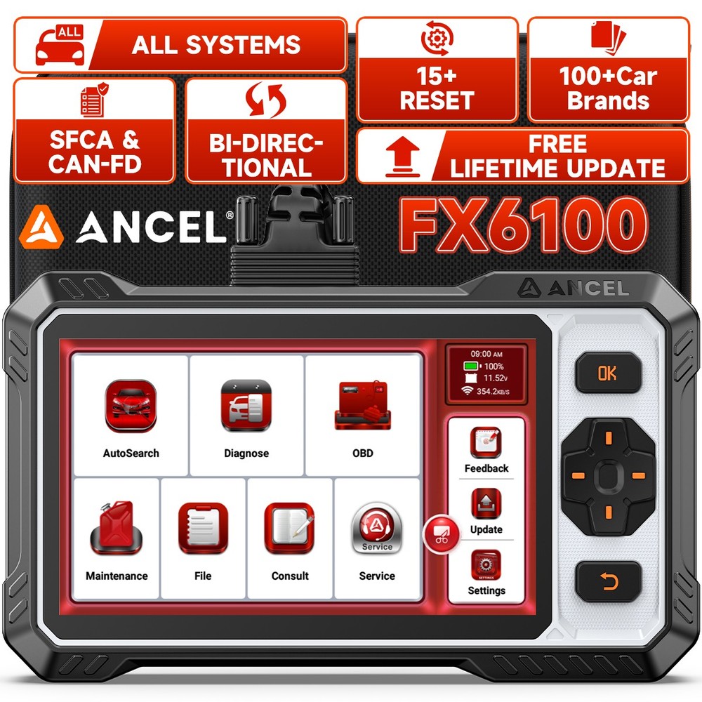 All System Car Diagnostic Bi-directional CAN FD OBD2 Auto Scanner Code Reader