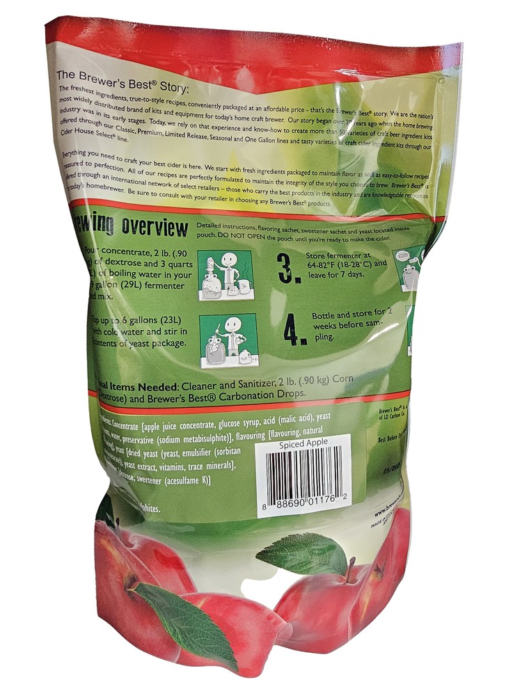 Gluten Free Cider House Select Spiced Apple Cider Making Kit