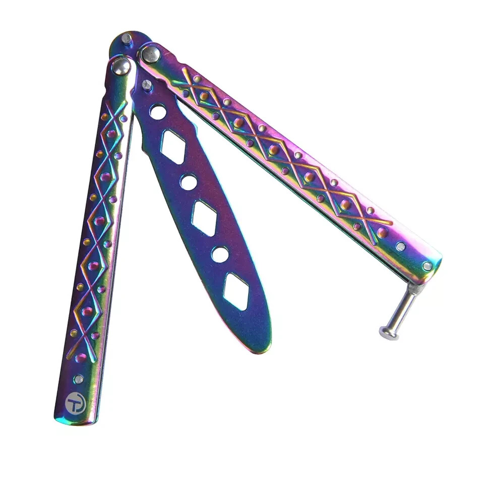 Butterfly Trainer Unsharp-Blade Practice Training Tool Stainless Steel FREE SHIP
